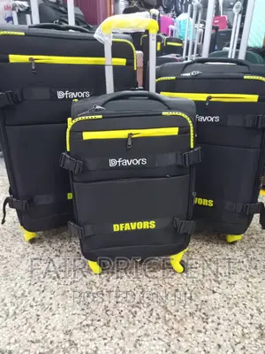 Original D Favors Cloth Suitcase.Extra Large.( Black)