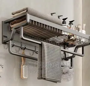 Wall Mounted Kitchen Bathroom Towel Rack