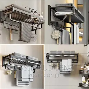 Wall Mounted Kitchen Bathroom Towel Rack