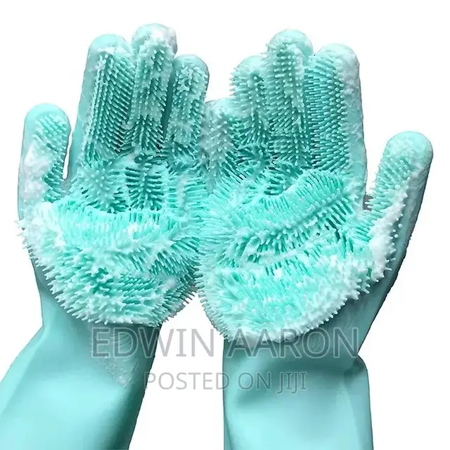 Reusable Silicone Cleaning Gloves