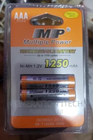 AAA Rechargeable Batteries Multiple Power