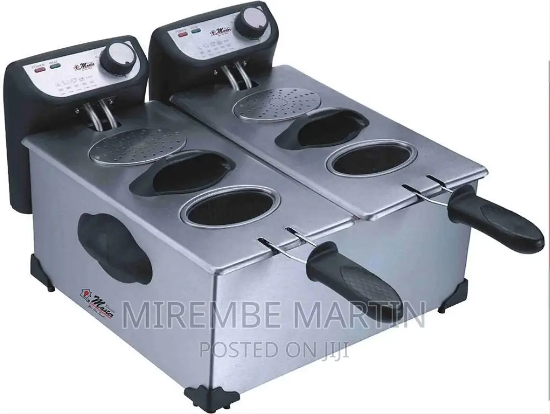 Electro Master 6L Stainless Steel Double Deep Fryer