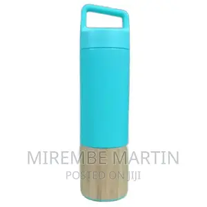 Double Wall Bamboo Insulated Vacuum Flask