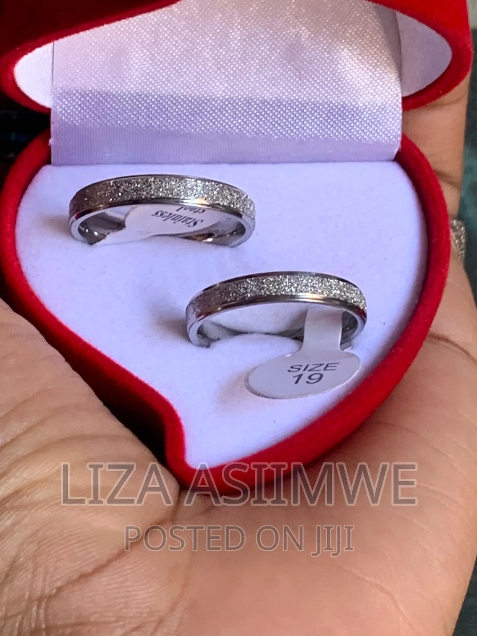 Silver Stainless Steel Wedding Rings Available