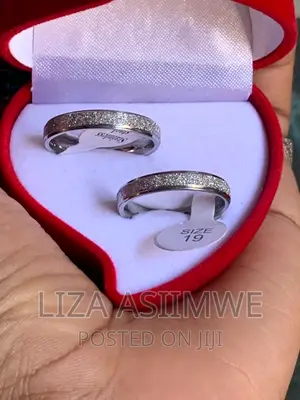 Silver Stainless Steel Wedding Rings Available