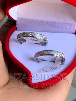 Silver Stainless Steel Wedding Rings Available
