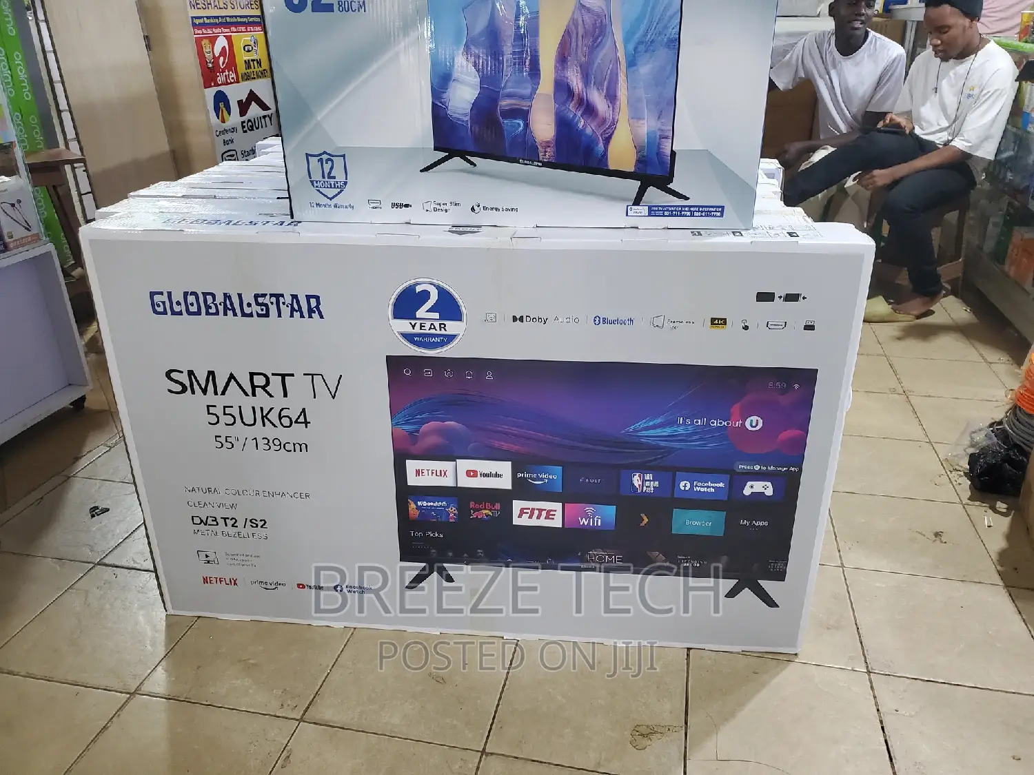 55"Inch Smart Globalstar Tv