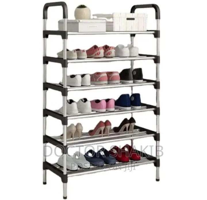 Multicolor 6-Tier Shoe Organizer Shoe Rack