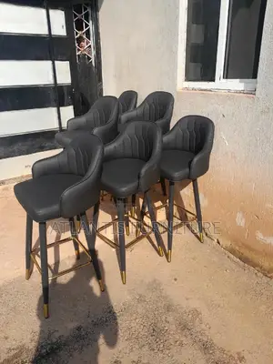 Black and Gold Leg Stool
