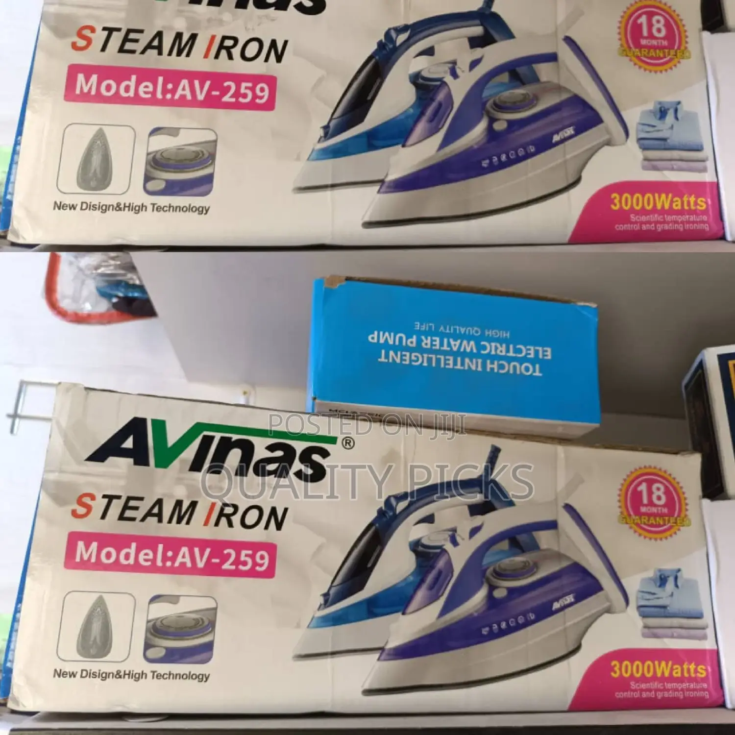 Portable Avinas Steam Iron