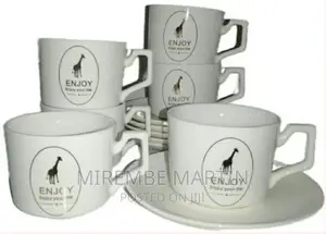 Restaurants and Office 6 Piece Tea Coffee Cupsand 6 Saucers