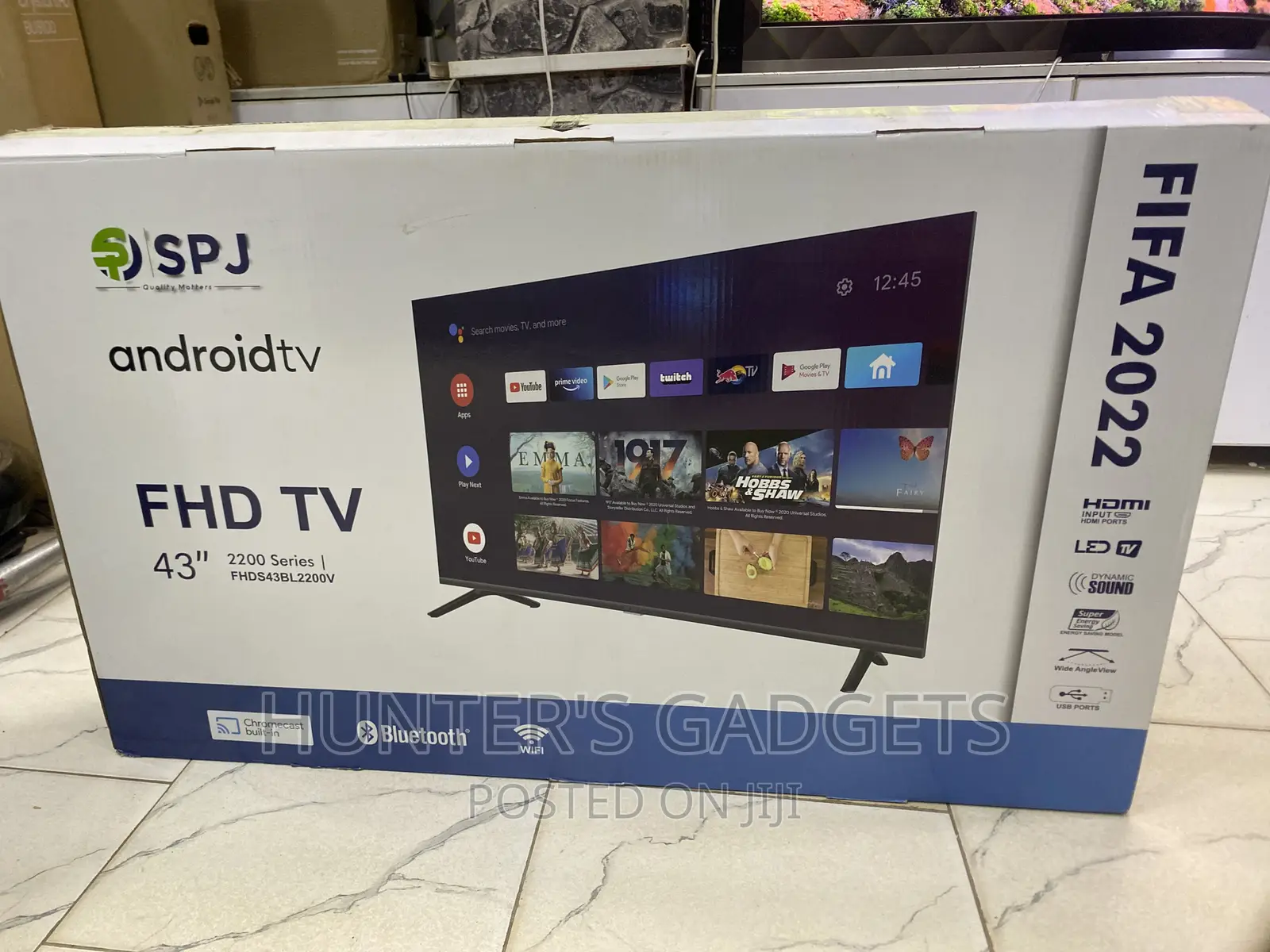 SPJ 43inch Brand New Smart Android Frameless