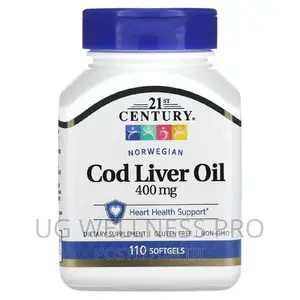 21st Century, Norwegian Cod Liver Oil, 400 Mg, 110 Softgels