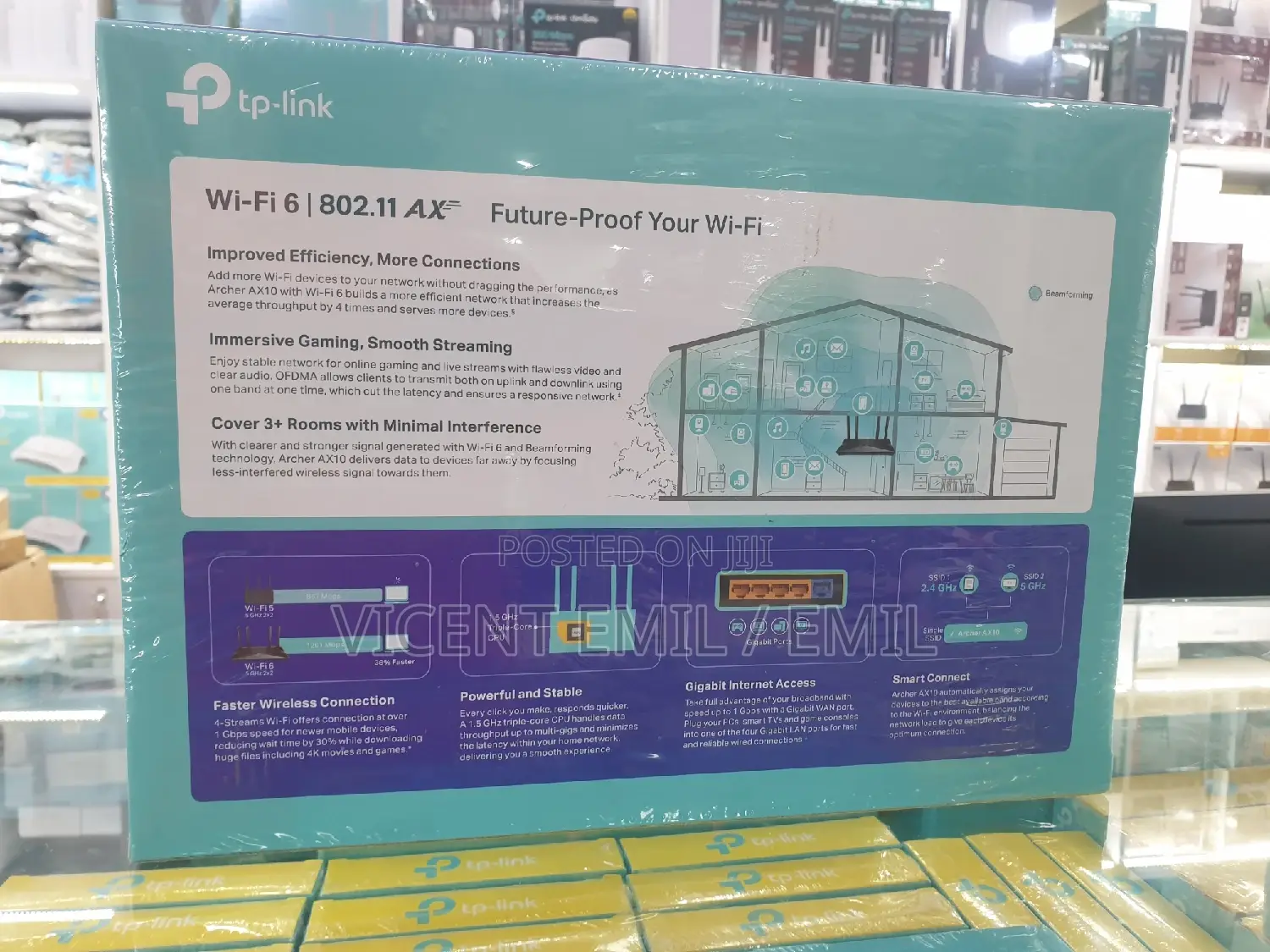Tp-Link AX1500 Next-Gen Wifi 6 Router Archer AX10