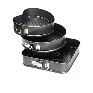 3 PCS Cake Mould Pans.