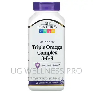 Triple Omega Complex 3-6-9, 90 Enteric Coated Softgels