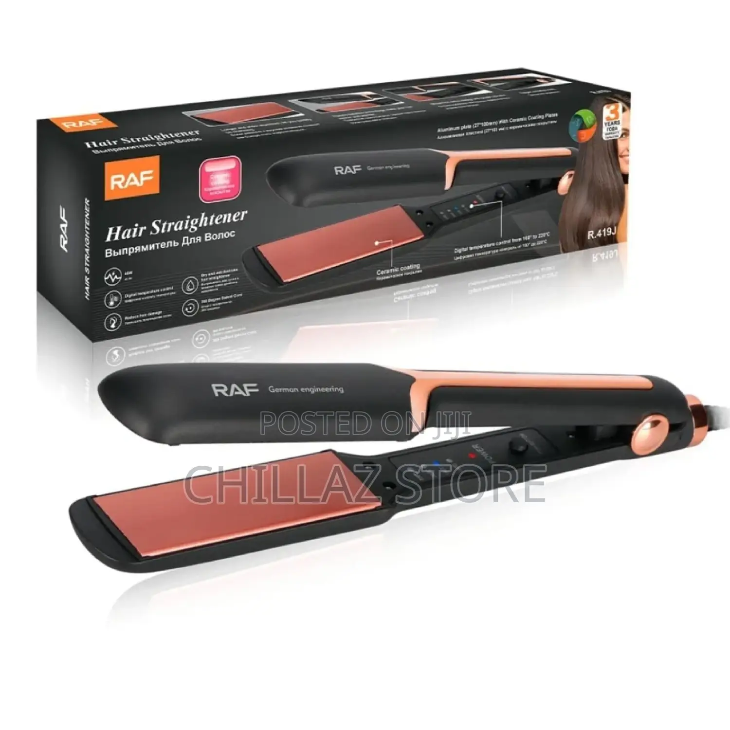 RAF Electric Hair Straightener.