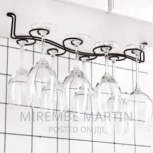 8wine Glasses Rack Storage Organizer Holder