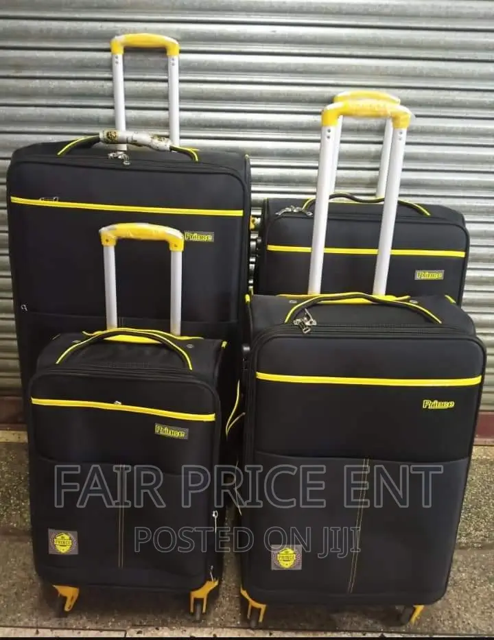 Original Cloth Suitcase .Prince Type.Extra Large.( Black)