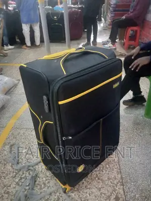 Original Cloth Suitcase .Prince Type.Extra Large.( Black)