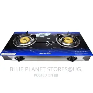 SONASHI Double Gas Stoves \\ Ceramic Glass \\ SGB-202GN.