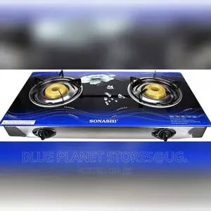 SONASHI Double Gas Stoves \\ Ceramic Glass \\ SGB-202GN.