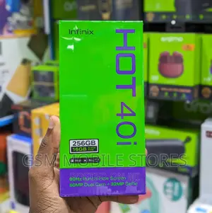 New Infinix Hot 40i 256 GB Gold
