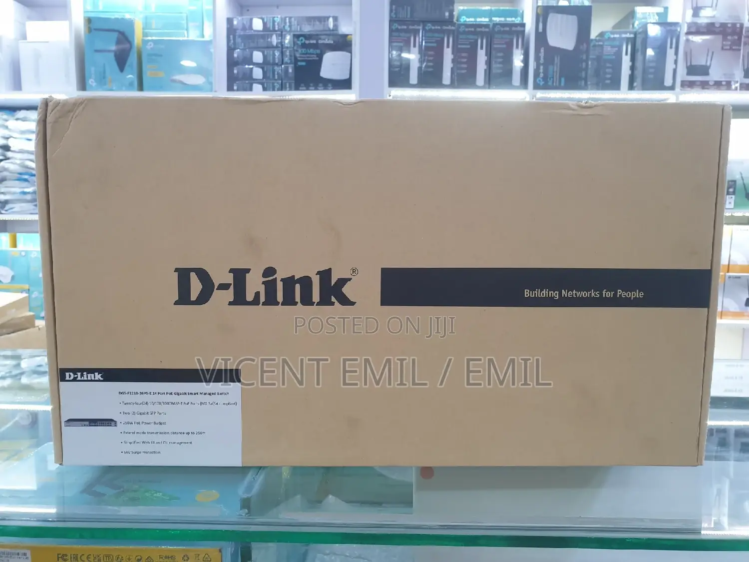 D-Link 24 Ports Poe Gigabit Smart Managed Switch