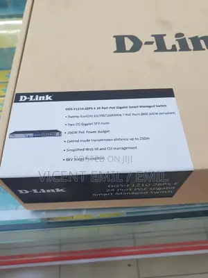 D-Link 24 Ports Poe Gigabit Smart Managed Switch
