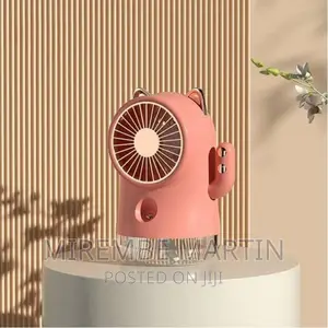Usb Rechargeable Pussycat Water Ice Mist Spray Fan
