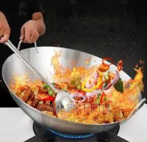 Stainless Steel Work Deep Frying Pan