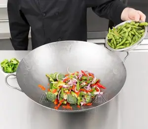 Stainless Steel Work Deep Frying Pan