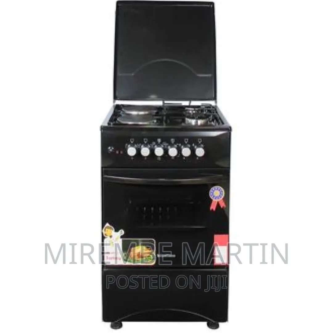 Electric Plates and 2 Gas Burners With Electric Oven -