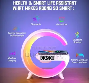 4 in 1 Led Wireless LED Wireless Charger With Speaker