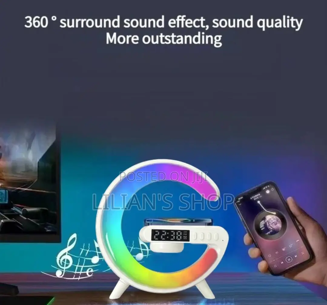 4 in 1 Led Wireless LED Wireless Charger With Speaker
