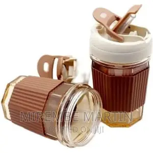 2piece Glass Tumbler, Iced Coffee Cup, Glass Cup,