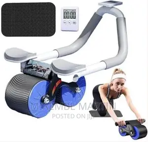 Automatic Rebound Abdominal Wheel With Timer,