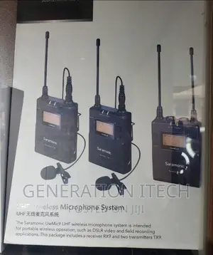 Seramonic UHF Wireless Microphone for Cameras- 2 Transmiters