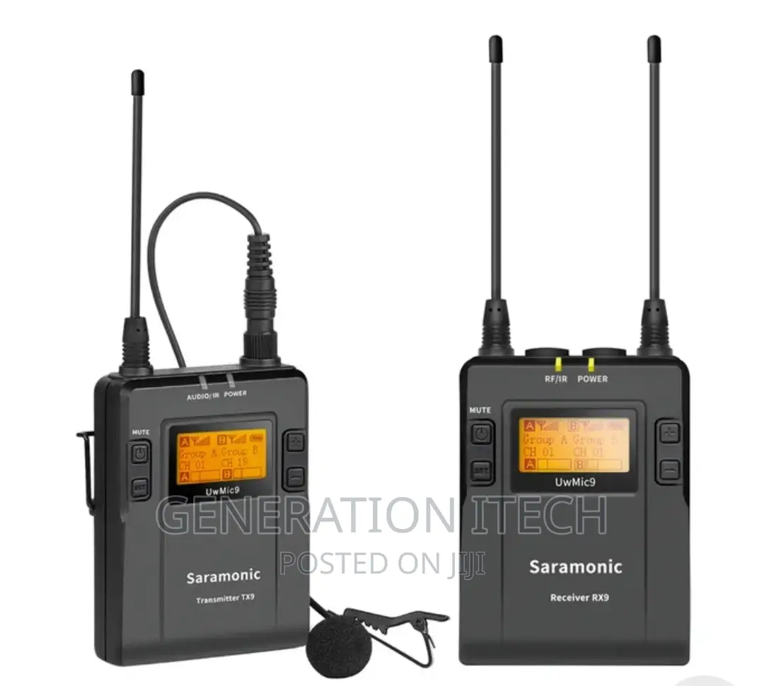 Seramonic UHF Wireless Microphone for Cameras- 2 Transmiters