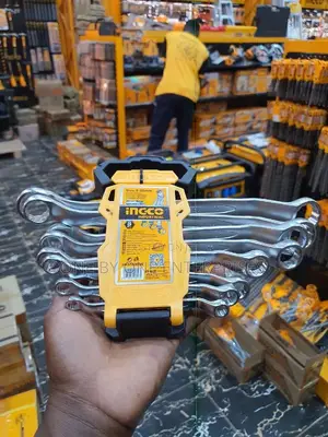 Ingco 8 Pieces Offset Ring Spanner Set 6-22mm