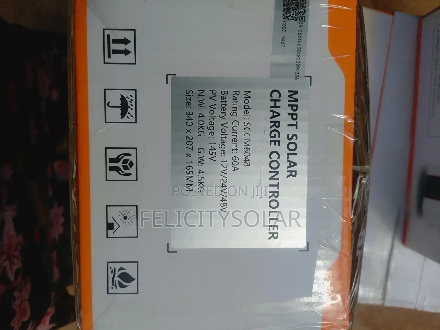 MPPT Charge Controller 60a 48v. Felicity. Big Solarug