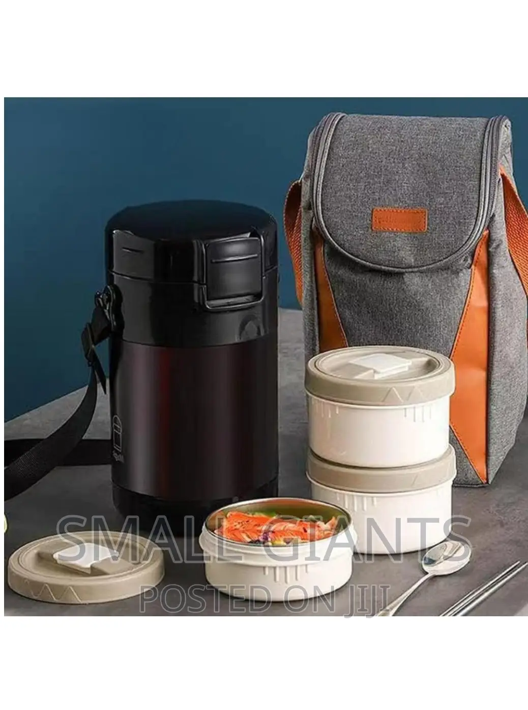 2.3litrs Stainless Steel Lunch Box With Insulated Lunch Bag