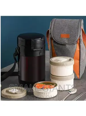 2.3litrs Stainless Steel Lunch Box With Insulated Lunch Bag