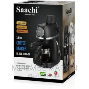 Saachi Coffee Maker NL-COF-7047-BK With 3.5 Bar Pressure –