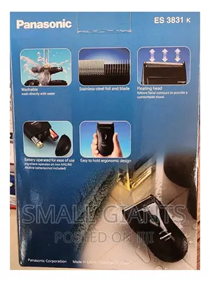 Panasonic Compact Travel Electric Shaver ES3831K