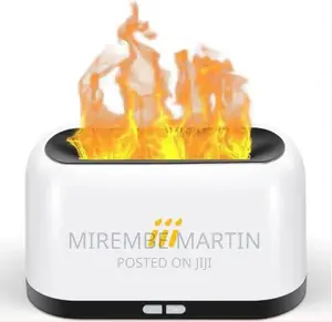 Oil Diffuser With Flame Light Air Aroma Humidifier