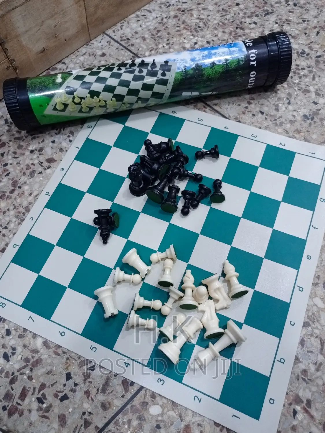 Portable Tournament Chess Board Game