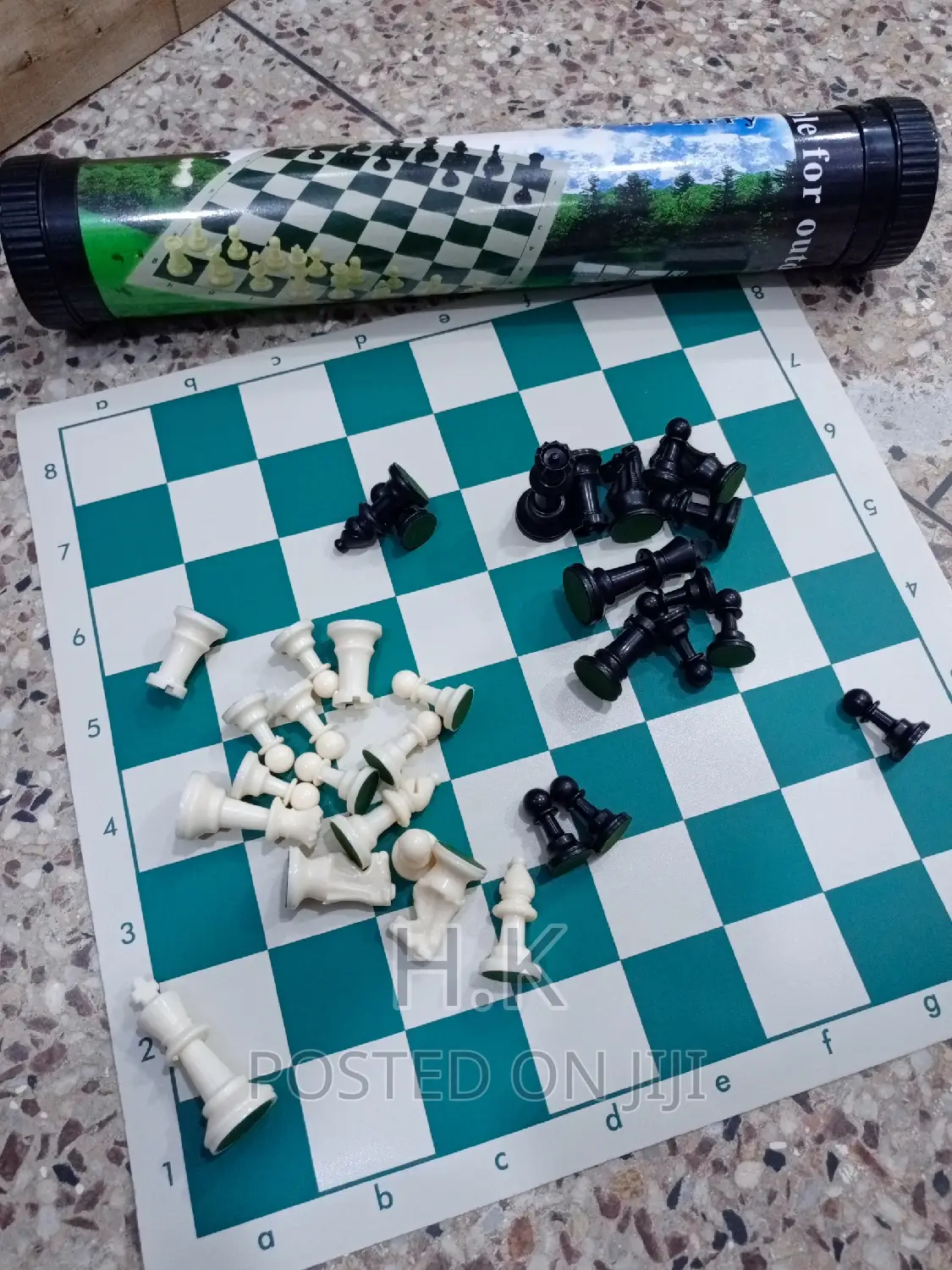 Portable Tournament Chess Board Game
