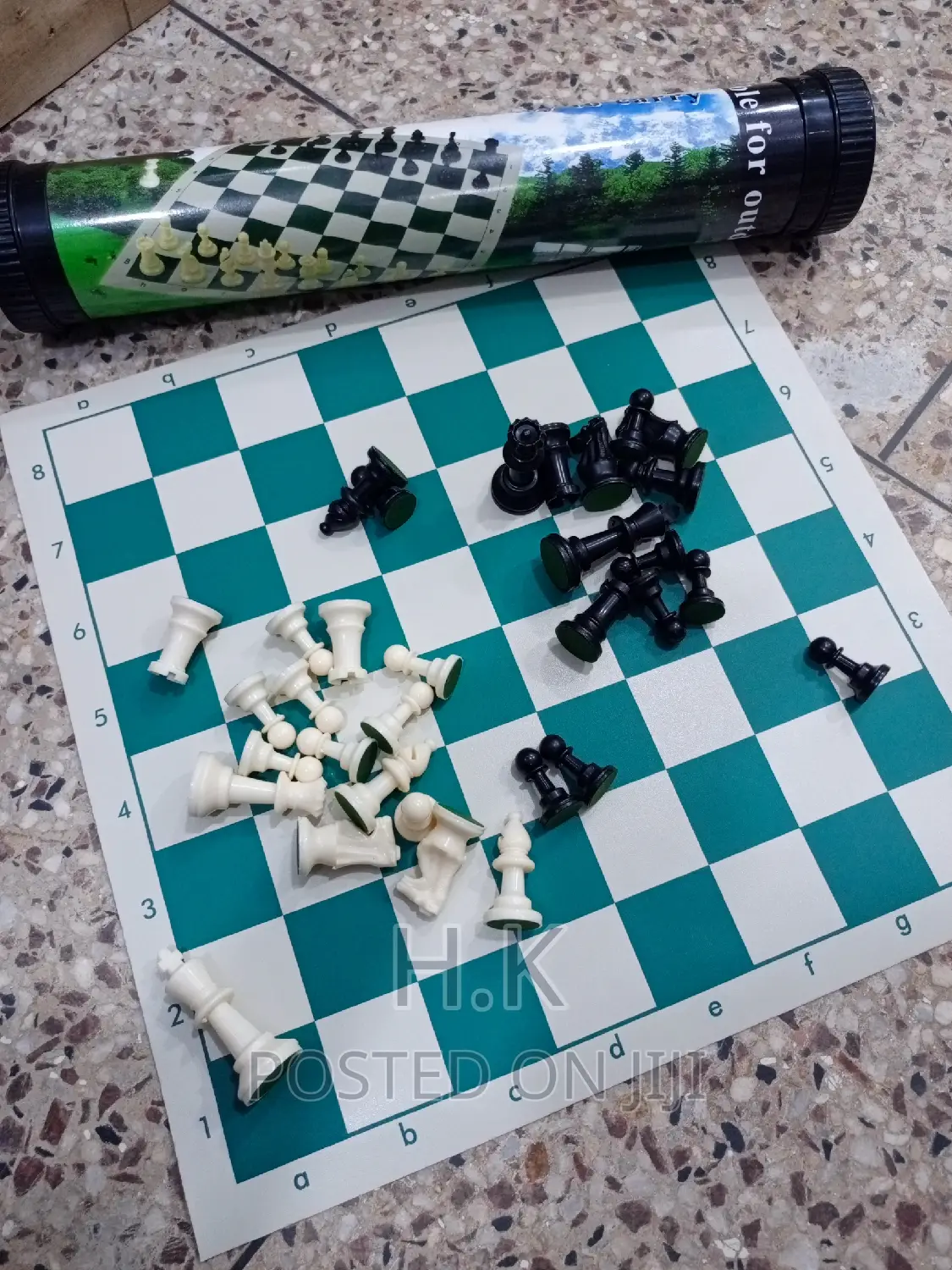 Portable Tournament Chess Board Game