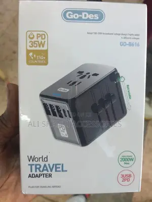 World Travel Adapter/Universal Travel Charger/Pd 35w Travel